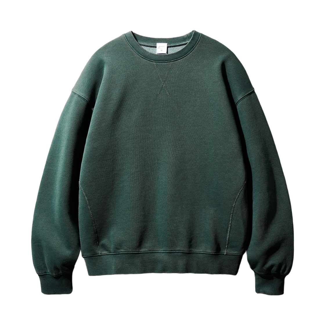 SOMT2578_forestgreen_29 JEMUT Evil Pigment Overfit Sweatshirt Forestgreen SOMT2578