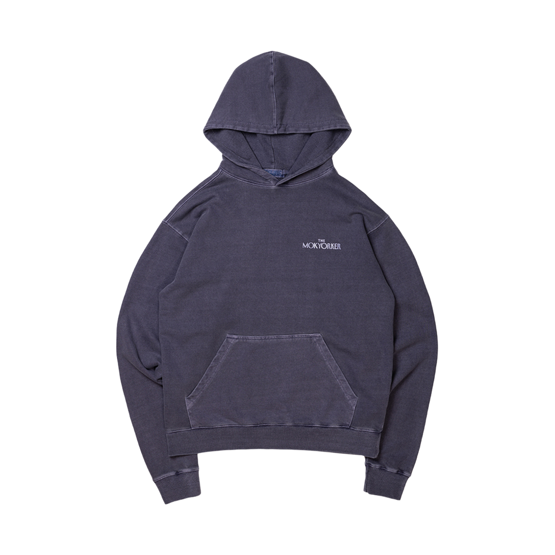 빅웨이브 컬렉티브 목욕커 피그먼트 후드티 네이비(BIGWAVE COLLECTIVE Mokyoker Pigment Hoodie Navy) - 2