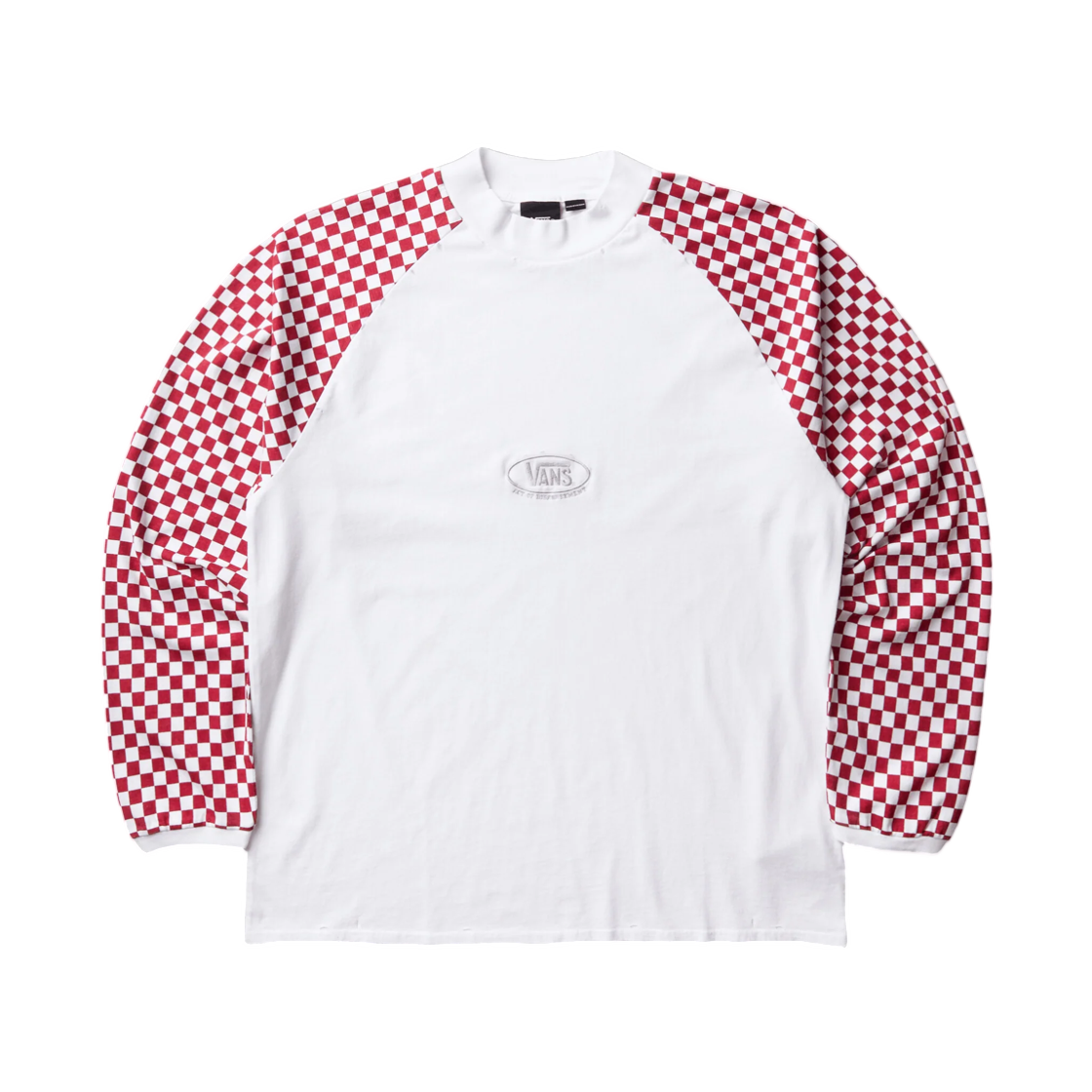 VN000TWXH071 Vans x Slamjam Act of Disagreement Racing Longsleeve T-Shirt Haute Red