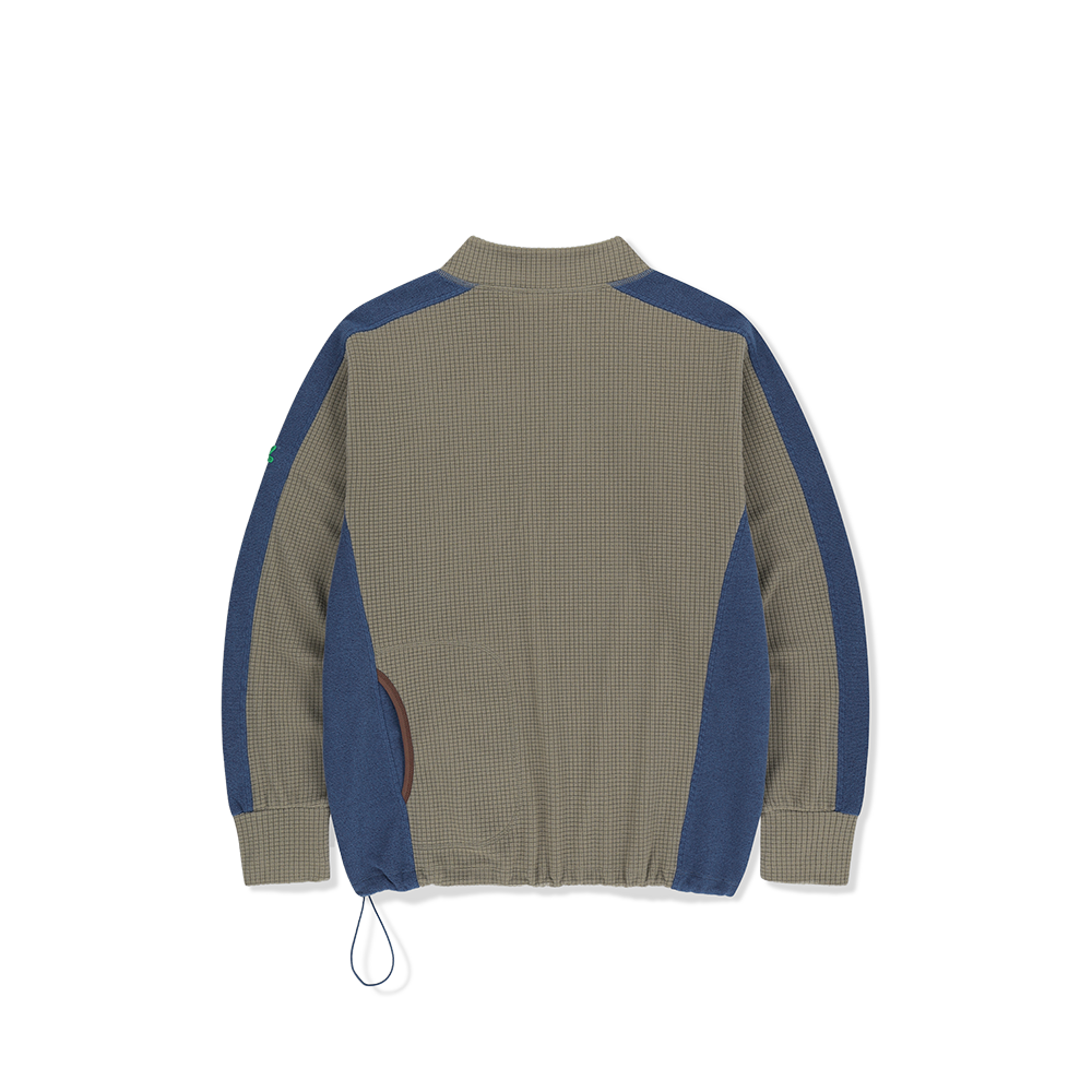 [5% 적립] 썬러브투어 그리드 플리스 풀오버 그레이([5% 적립] sunlovetour Grid Fleece Pullover Grey) - 2