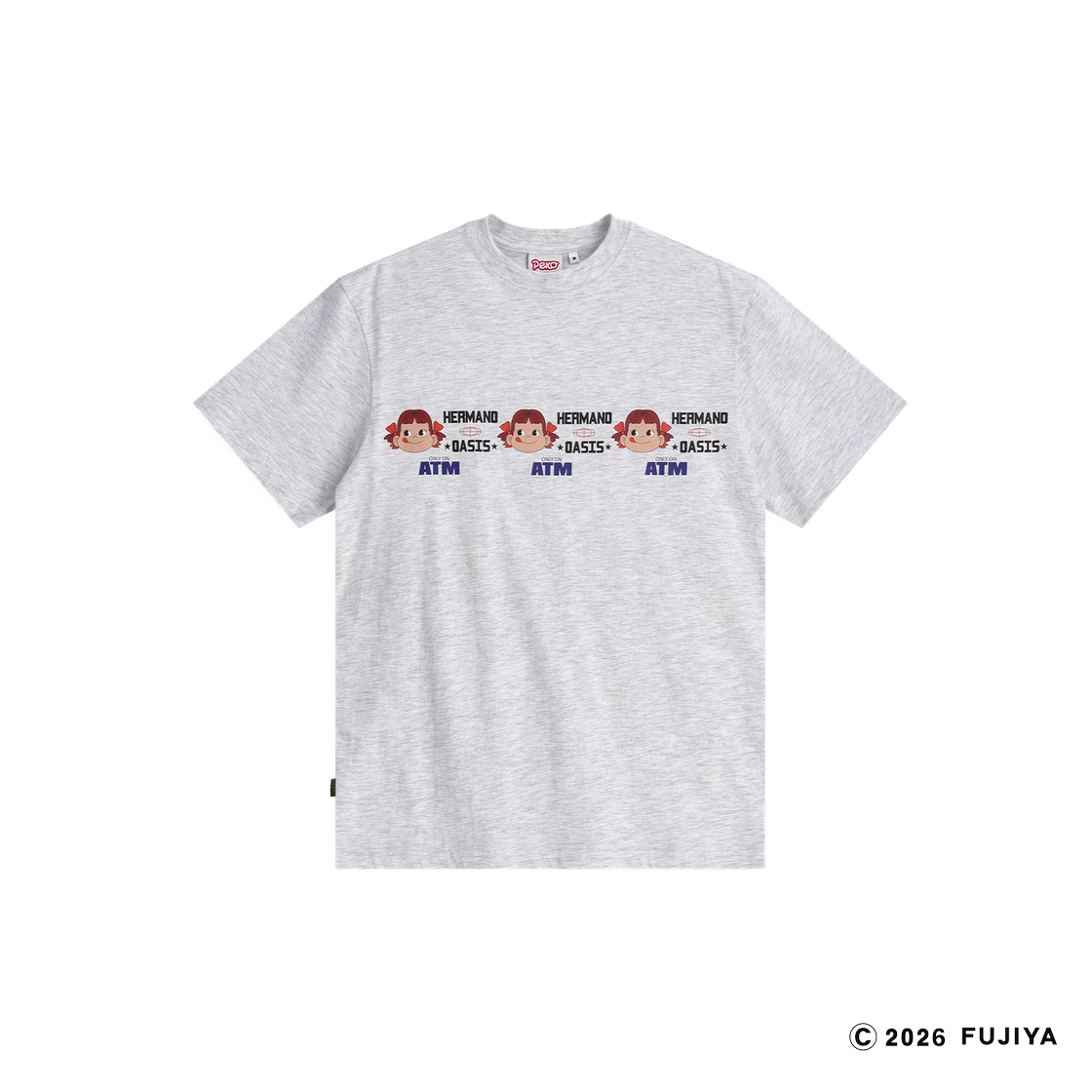 에이티엠 x 페코 온리 온 티 헤더 그레이(Atm x Peko Only On Tee Heather Grey)
