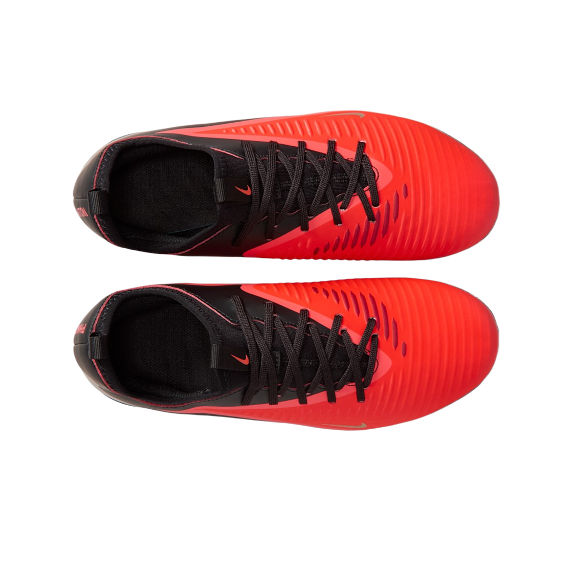 (JR) 나이키 팬텀 6 로우 아카데미 FG/MG 브라이트 크림슨 블랙((JR) Nike Phantom 6 Low Academy FG/MG Bright Crimson Black) - 2