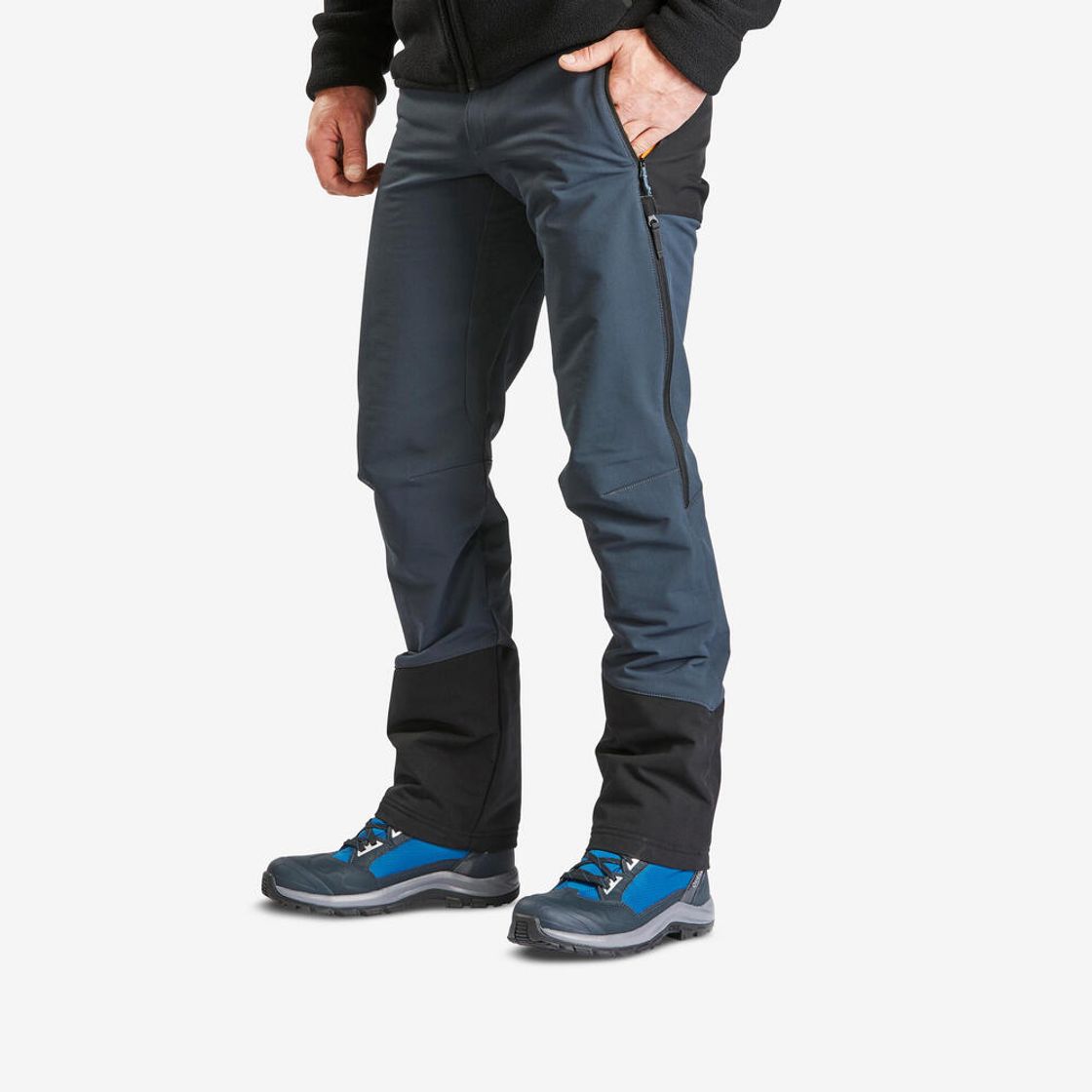 데카트론 남성 등산 방한발수 바지 SH500 벤틸레이션 적용 그라파이트 그레이(Decathlon Men's Hiking Warm Water-Repellent Ventilated Pants SH500 Graphite Grey) - 2