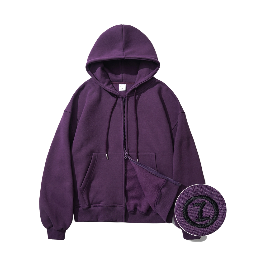 YHHD2462_dahliapurple_29 JEMUT Log Overfit Twoway Napping Hood Zip-up Dahliapurple YHHD2462