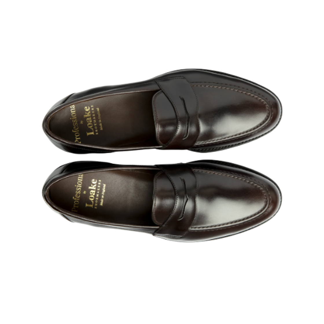 로크 임페리얼 로퍼 다크 브라운 카프 레더(Loake Imperial Loafers Dark Brown Calf Leather) - 2