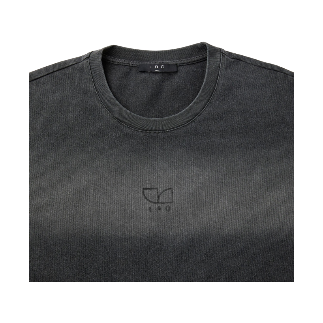 이로 키아누 심플 도형 로고 긴팔 티셔츠 그레이(Iro Keanuu Simple Geometric Logo Long-Sleeve T-Shirt Gray) - 4
