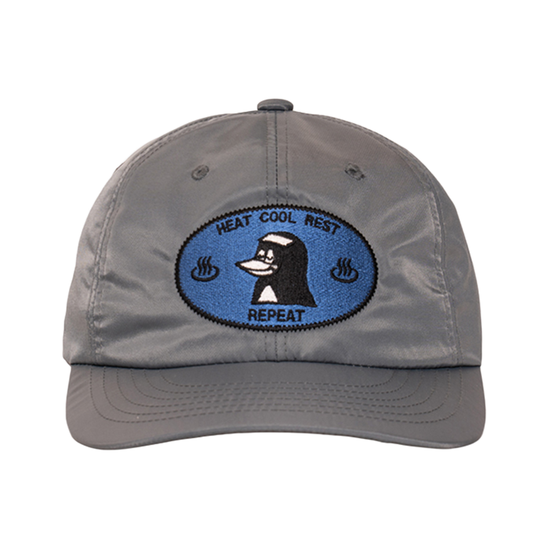 빅웨이브 컬렉티브 사우나이스 패치 나일론 캡 그레이(BIGWAVE COLLECTIVE Saunice Patch Nylon Cap Grey)