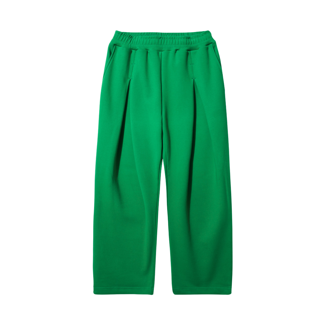 SHLP6661_291 EZKATON Inverted Wide Training Pants green SHLP6661