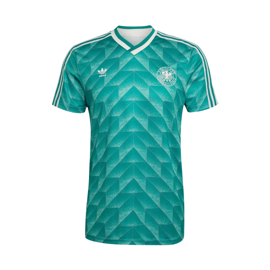 KD3999 Adidas Germany 1990 Away Jersey Power Green - KR Sizing (Non Marking Ver.)
