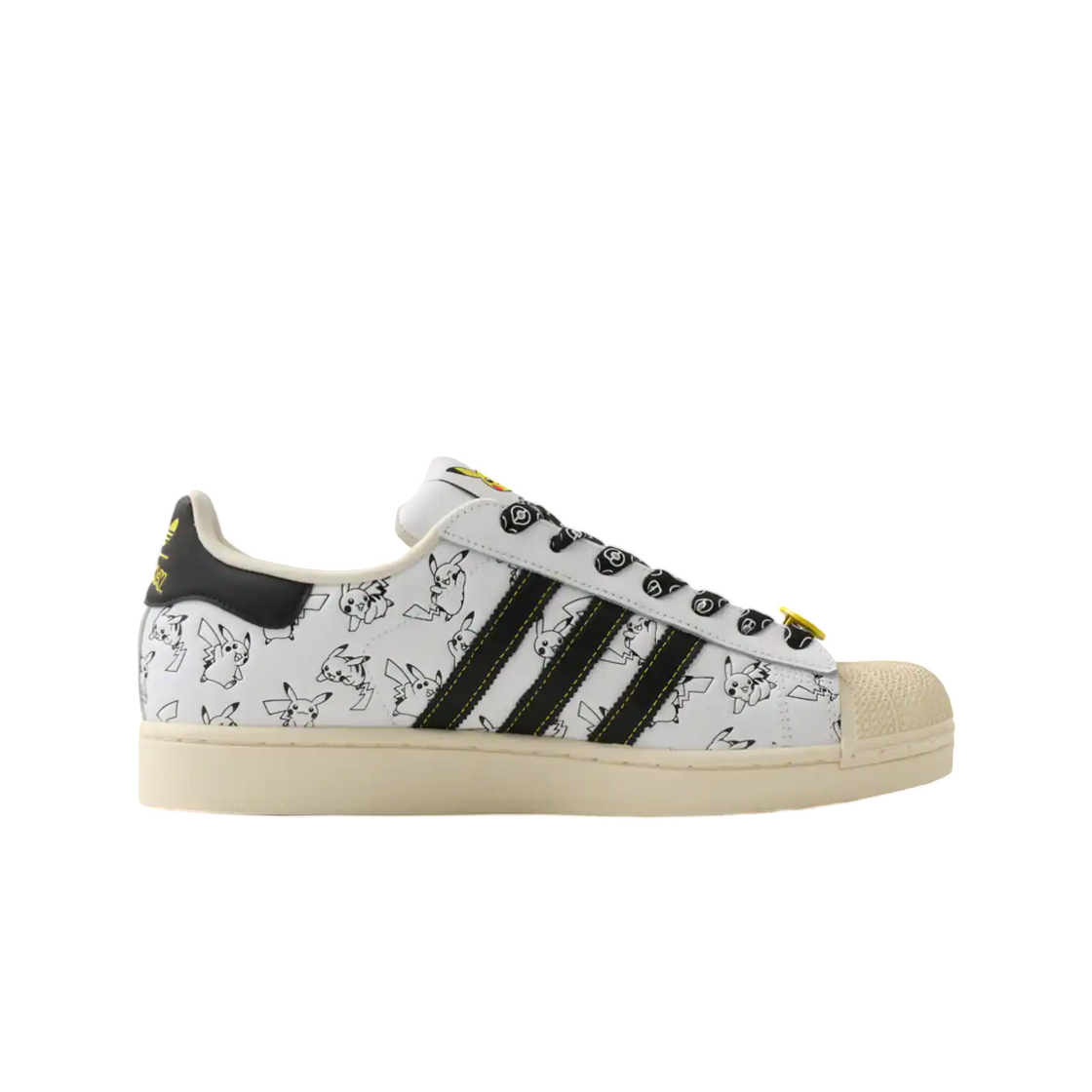 KI2857 Adidas x Pokemon Superstar II Cloud White Core Black Gold Metallic