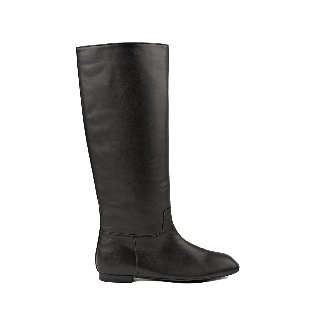 MD0410_3 MOODNIGHT Mist Riding Boots l Black