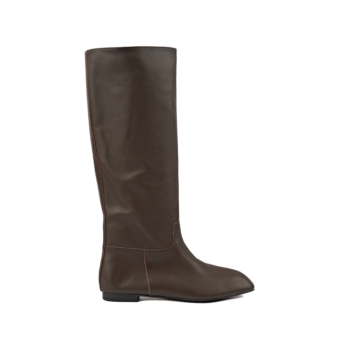 MD0410_1 MOODNIGHT Mist Riding Boots l Dark-Brown