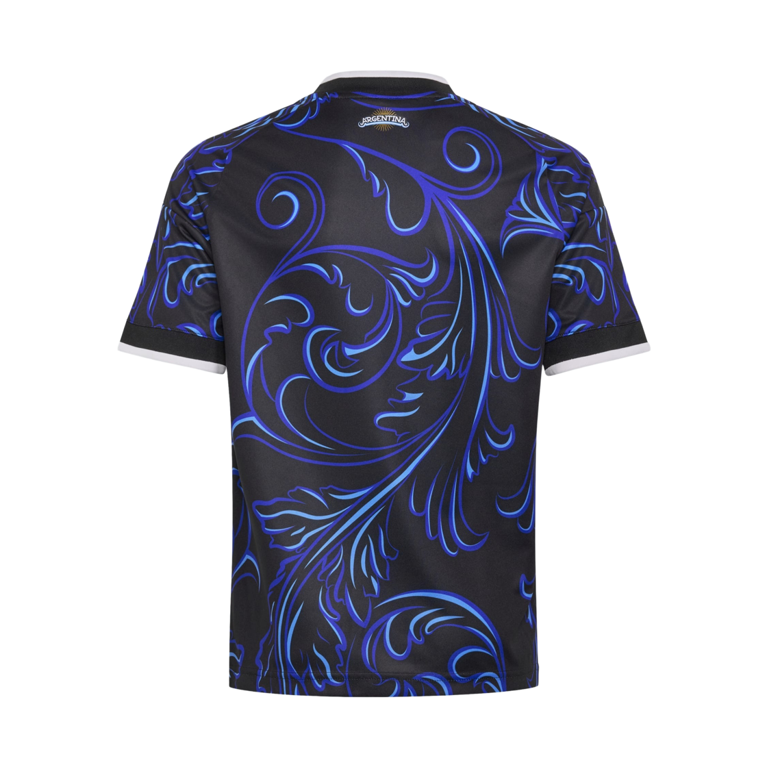 (키즈) 아디다스 아르헨티나 26 어웨이 저지 블랙 루시드 블루 - KR 사이즈 (논 마킹 버전)((Kids) Adidas Argentina 26 Away Jersey Black Lucid Blue - KR Sizing (Non Marking Ver.)) - 2