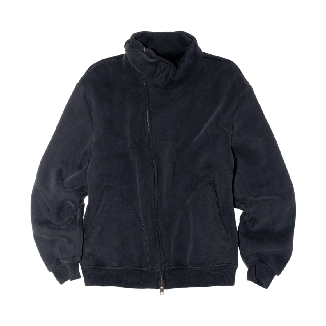 이티씨이 트위스티드 하이 넥 자켓 블랙(ETCE Twisted High Neck Jacket Black)