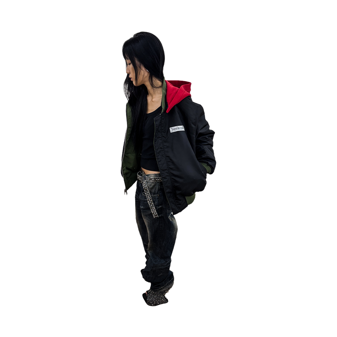 제노리포트 배드 리버시블 봄버 카키(XENOREPORT Bad Reversible Bomber Khaki) - 6