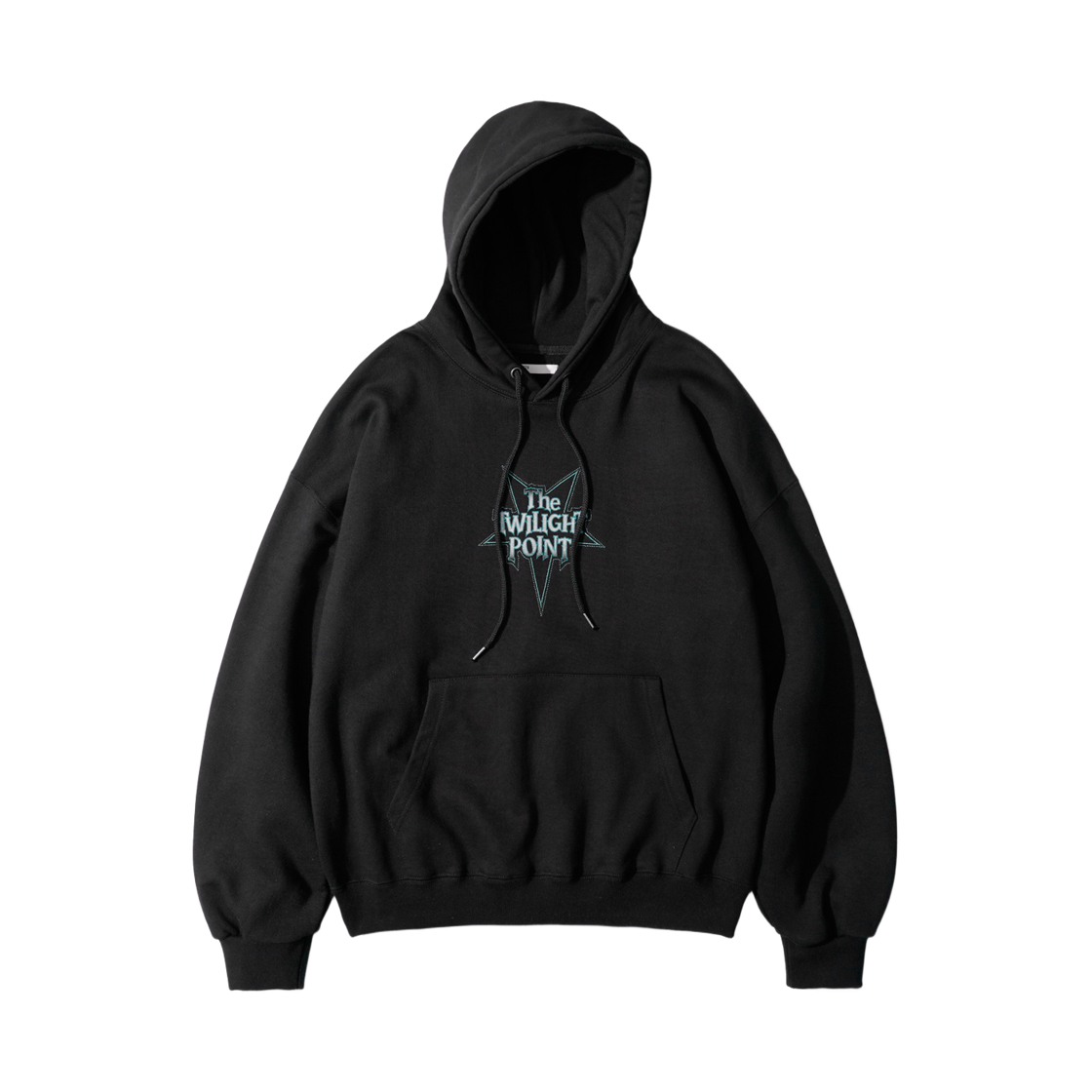 KMHD6739_Black_291 EZKATON Twilight Heavy Cotton Hoodie Black KMHD6739