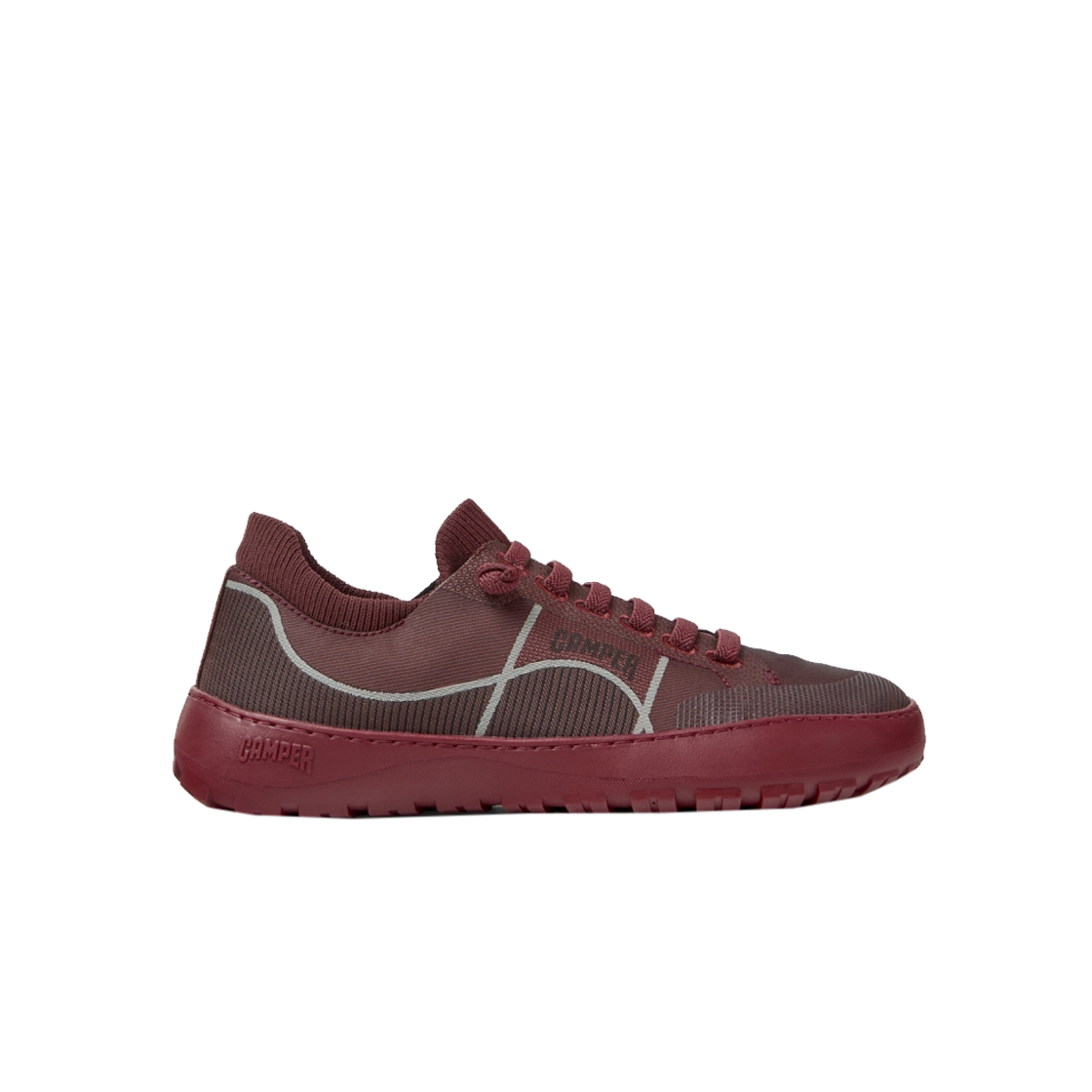 캠퍼 여성 페우 세라 스니커즈 버건디(Camper Woman Peu Serra Sneakers Burgundy)