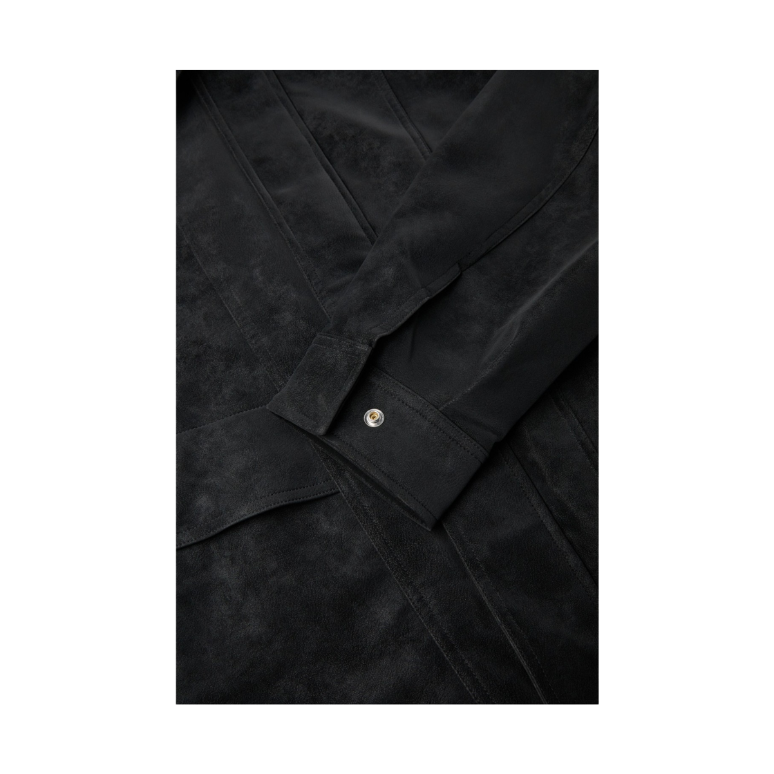이로 코크 매트 글로우 쉘 카라 집업 자켓 블랙(Iro Coque Matte Glow Shell Collar Zip-Up Jacket Black) - 5