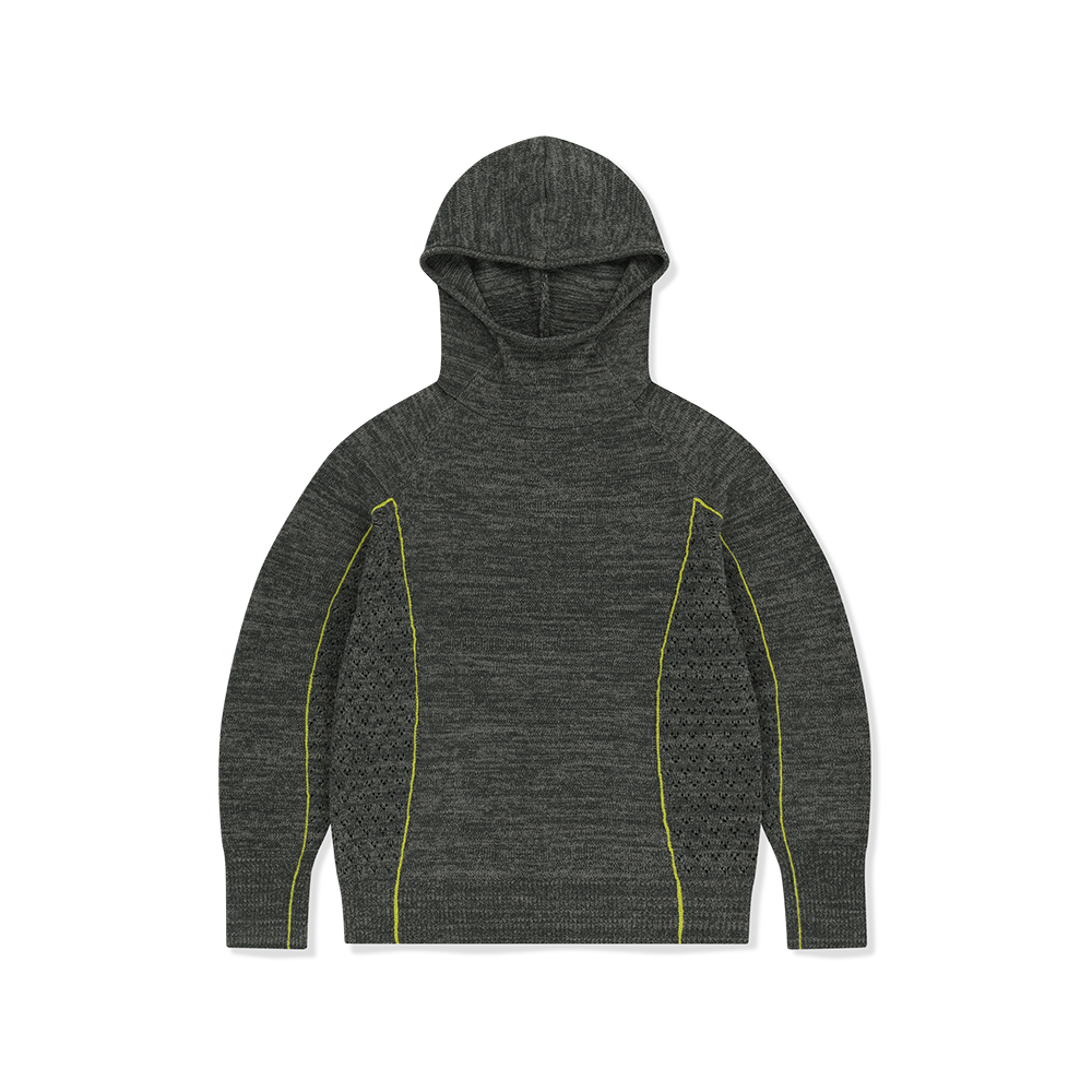 [5% 적립] 썬러브투어 페이스 메쉬 니트 후디 헤더 그린([5% 적립] sunlovetour Pace Mesh Knit Hoodie Heather Green)