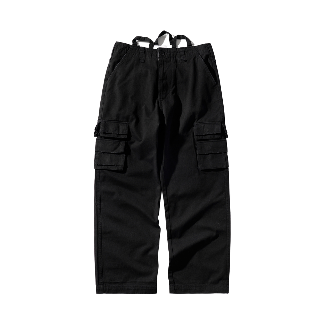 SMLP4575_Black_291 PERSTEP Utility Build-up Cargo Pants Black SMLP4575