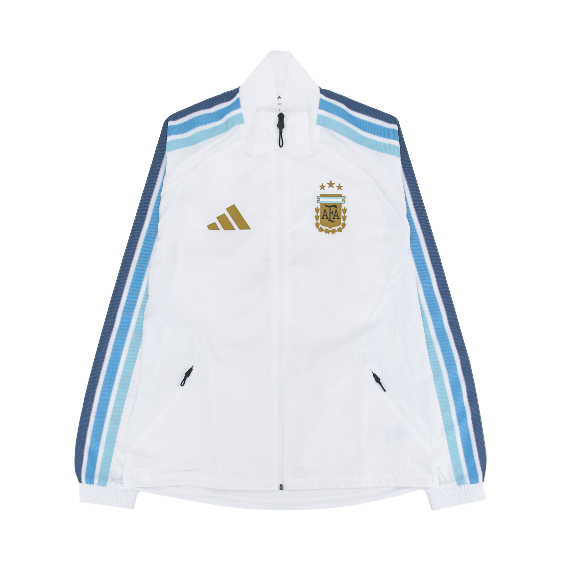 아디다스 아르헨티나 홈 앤섬 자켓 화이트 - KR 사이즈 (논 마킹 버전)(Adidas Argentina Home Anthem Jacket White - KR Sizing (Non Marking Ver.))