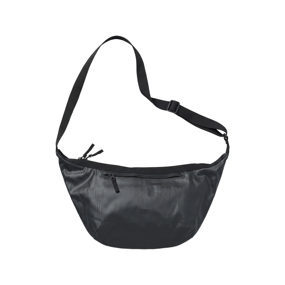 488141-09 Uniqlo U Coated Cotton Shoulder Bag Black