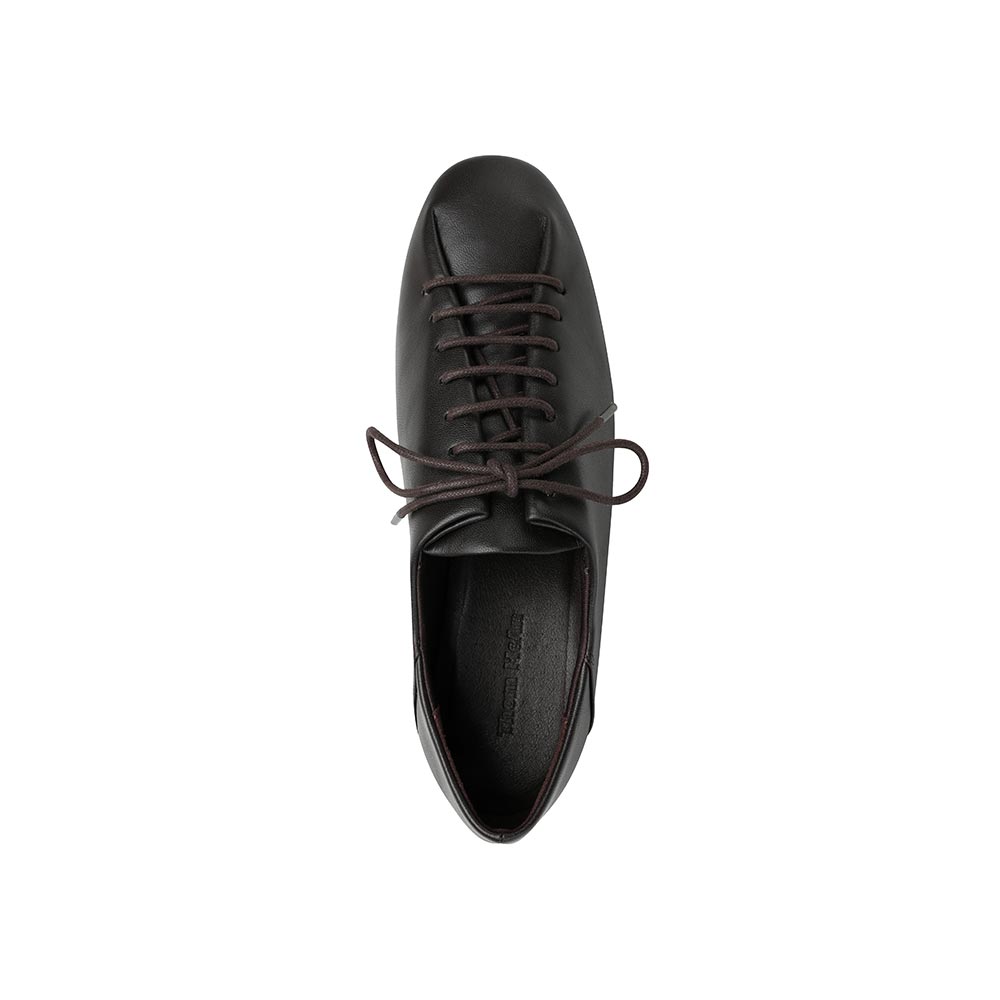 톰맥캔 라나 01 여성 레이스업 플랫 브라운(Thom McAn LANA 01 Women Lace Up Flat Brown) - 5