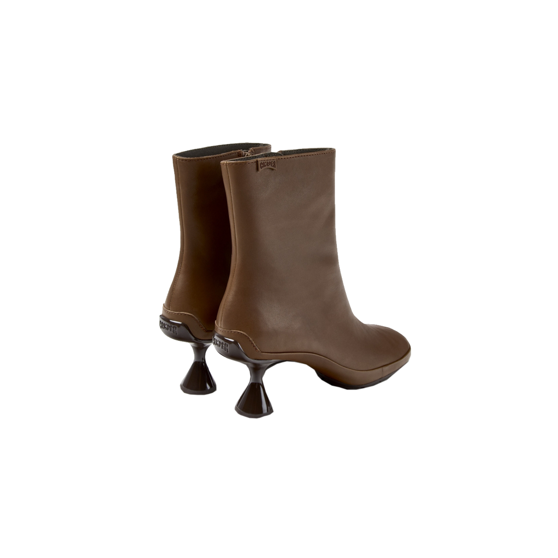 캠퍼 여성 라이트 레프트 앵클부츠 브라운(Camper Woman Right Left Boots Brown) - 4