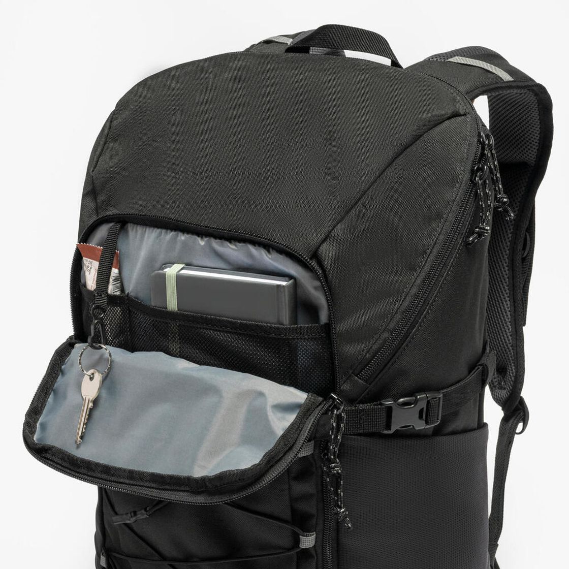데카트론 하이킹 백팩 30L 아르페나즈 500 스모크 블랙(Decathlon Hiking Backpack 30L Arpenaz 500 Smoke Black) - 6