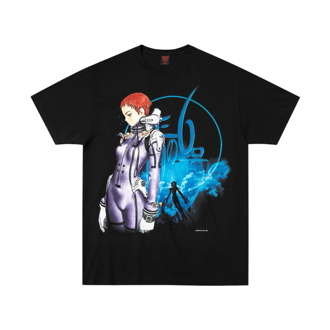 긱스 룰 x 블루 서브마린 6호 실크스크린 티셔츠 블랙(Geeks Rule x Blue No. 6 Silkscreen T Shirt Black)