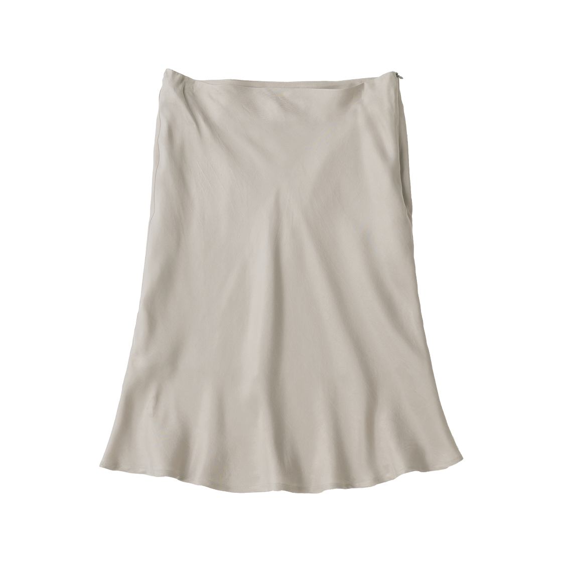 에토아 큐프라 플루이드 미디 스커트 웜 그레이(aetoa Cupro Fluid Midi Skirt Warm Gray)