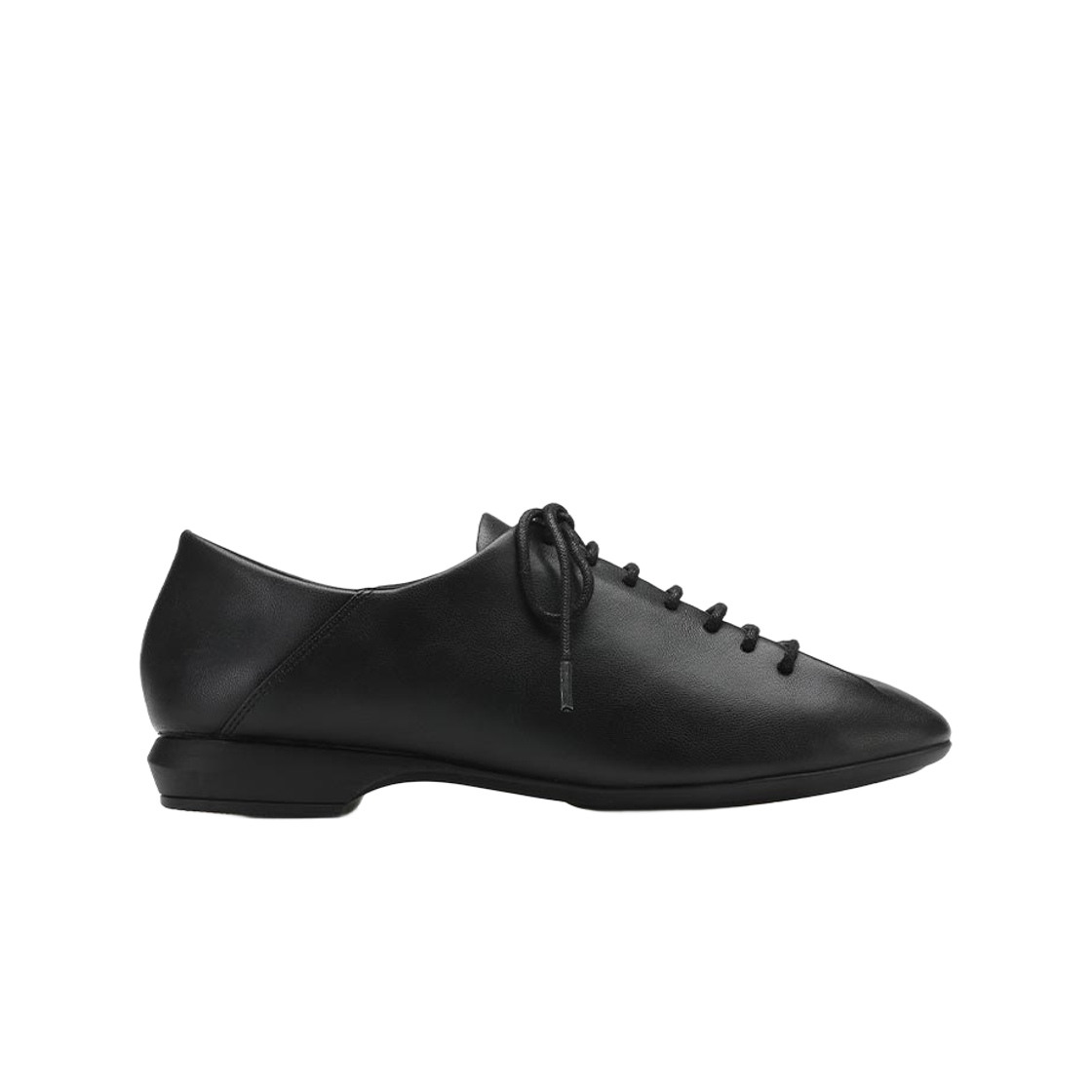 8TMLA16F1L Thom McAn LANA 01 Women Lace Up Flat Black