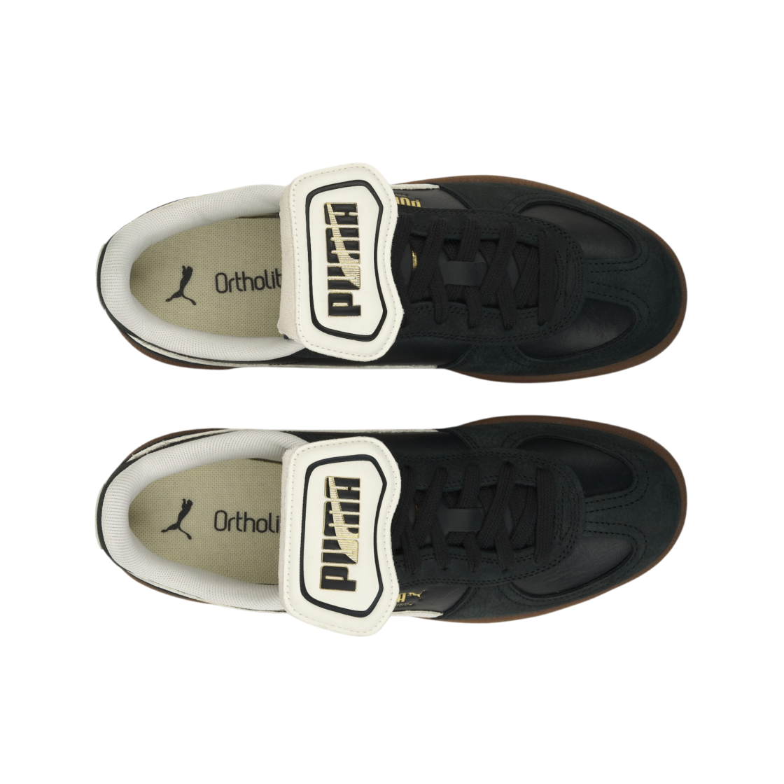 푸마 팔레르모 프리미엄 블랙 웜 화이트(Puma Palermo Premium Black Warm White) - 5