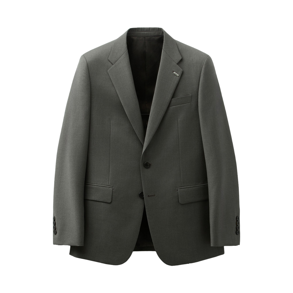 커스텀멜로우 에센셜 브라운 울 밀드 수트 자켓 브라운(Customellow Essential Wool Milled Suit Jacket Brown)