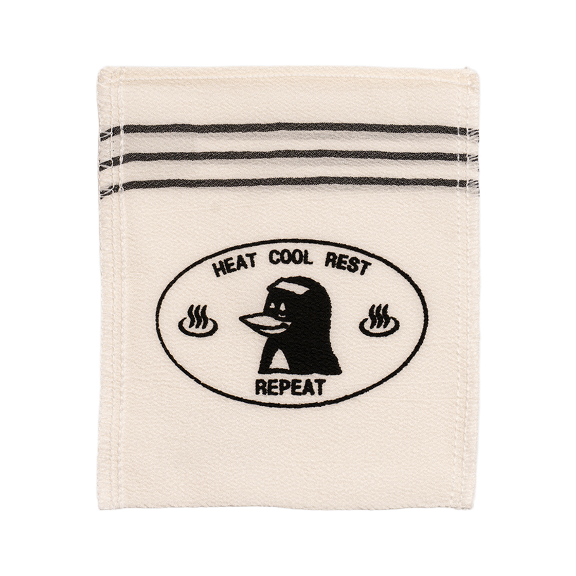 빅웨이브 컬렉티브 사우나이스 때수건 화이트(BIGWAVE COLLECTIVE Saunice Shower Towel White)