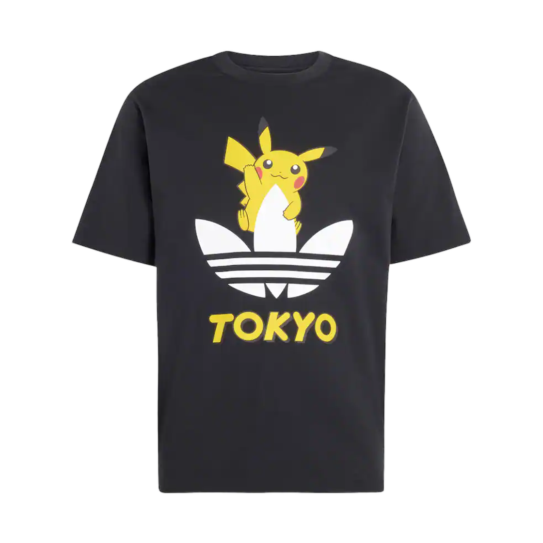 LK3884 Adidas x Pokemon T-Shirt Tokyo 3 Black - US Sizing