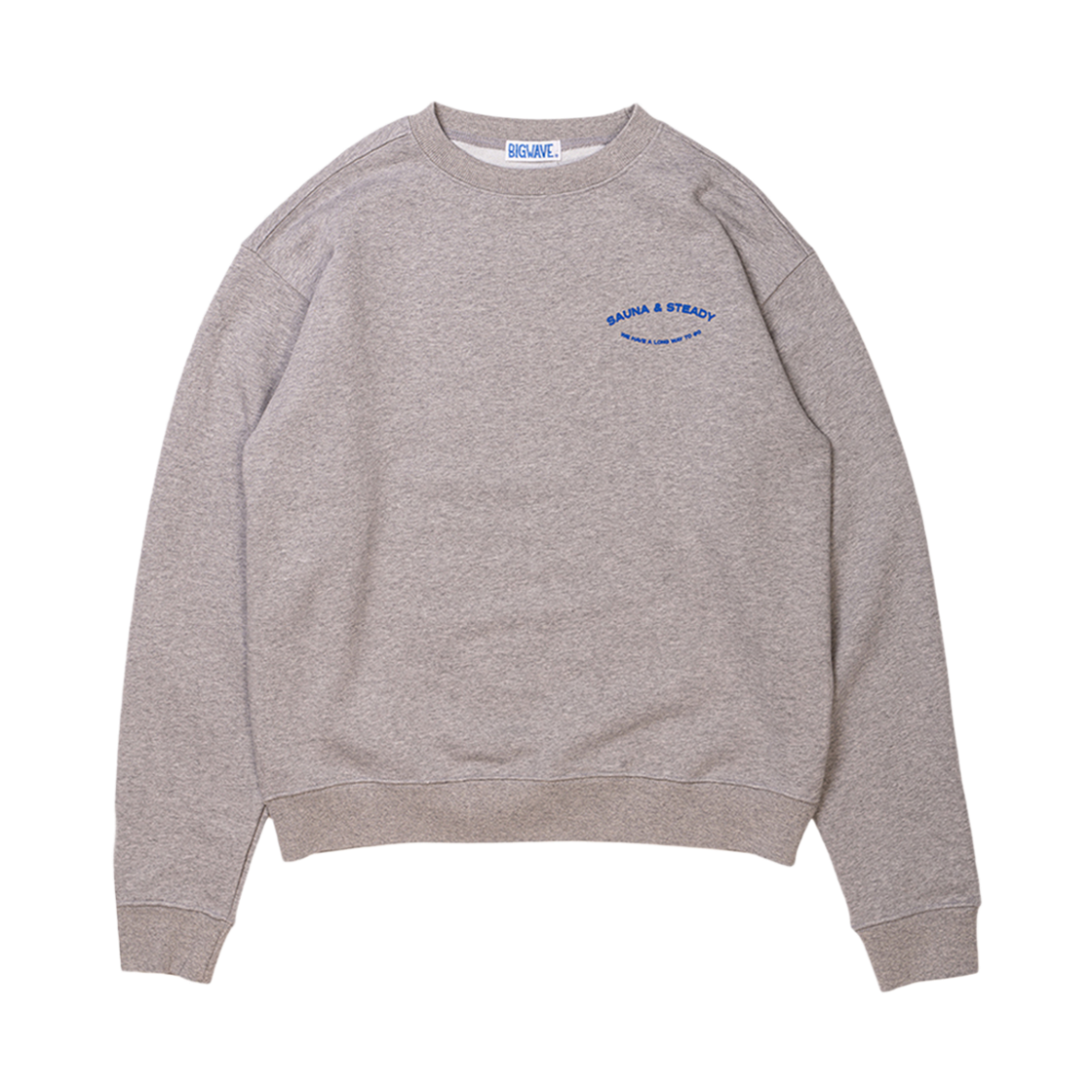 빅웨이브 컬렉티브 사우나 스테디 맨투맨 스포츠 그레이(BIGWAVE COLLECTIVE Sauna Steady Sweat Sport Gray) - 2