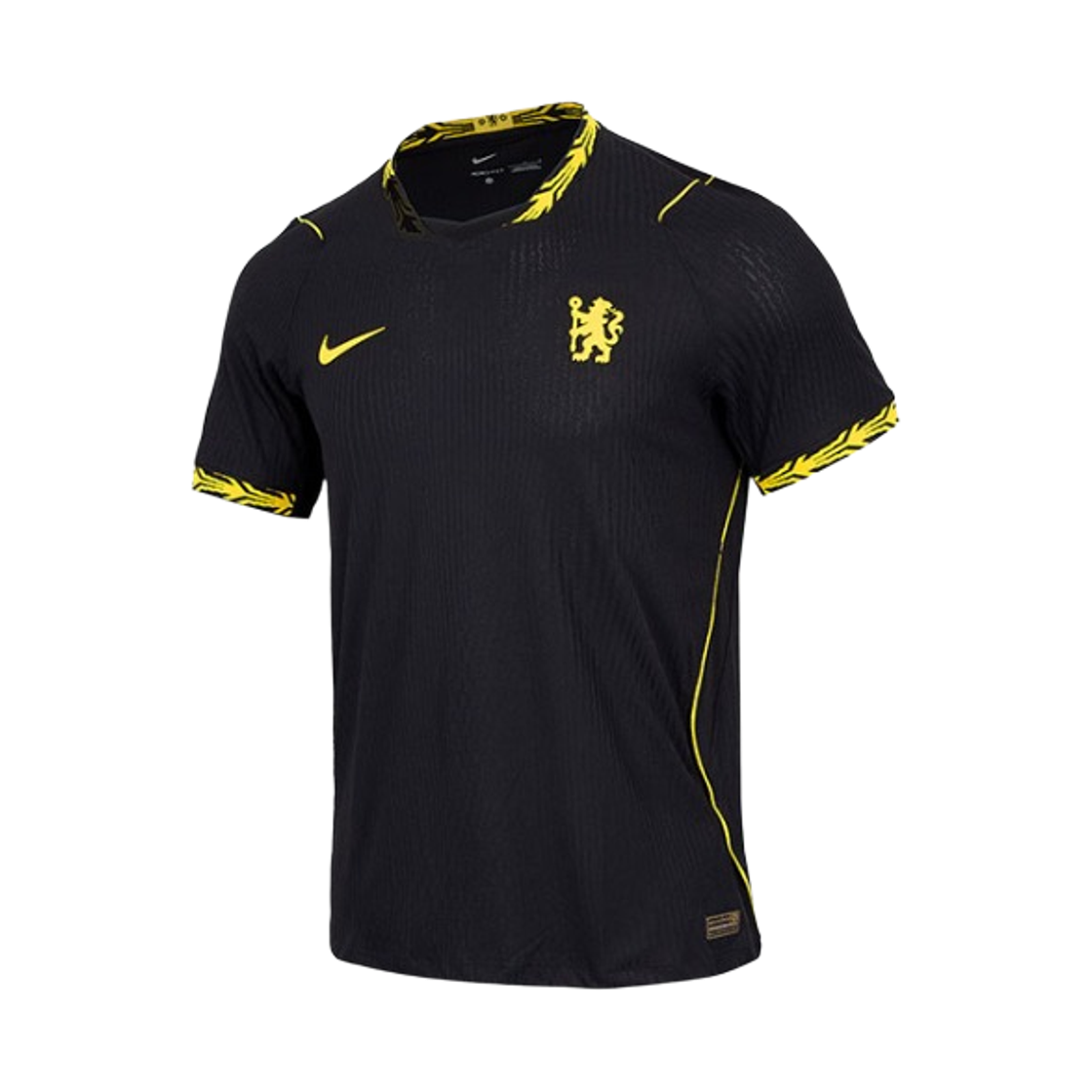 II1798-011 Nike Chelsea F.C. 2026/27 Match Away Aero Fit Authentic Jersey Black Midwest Gold (II2749-453) (Non Marking Ver.)