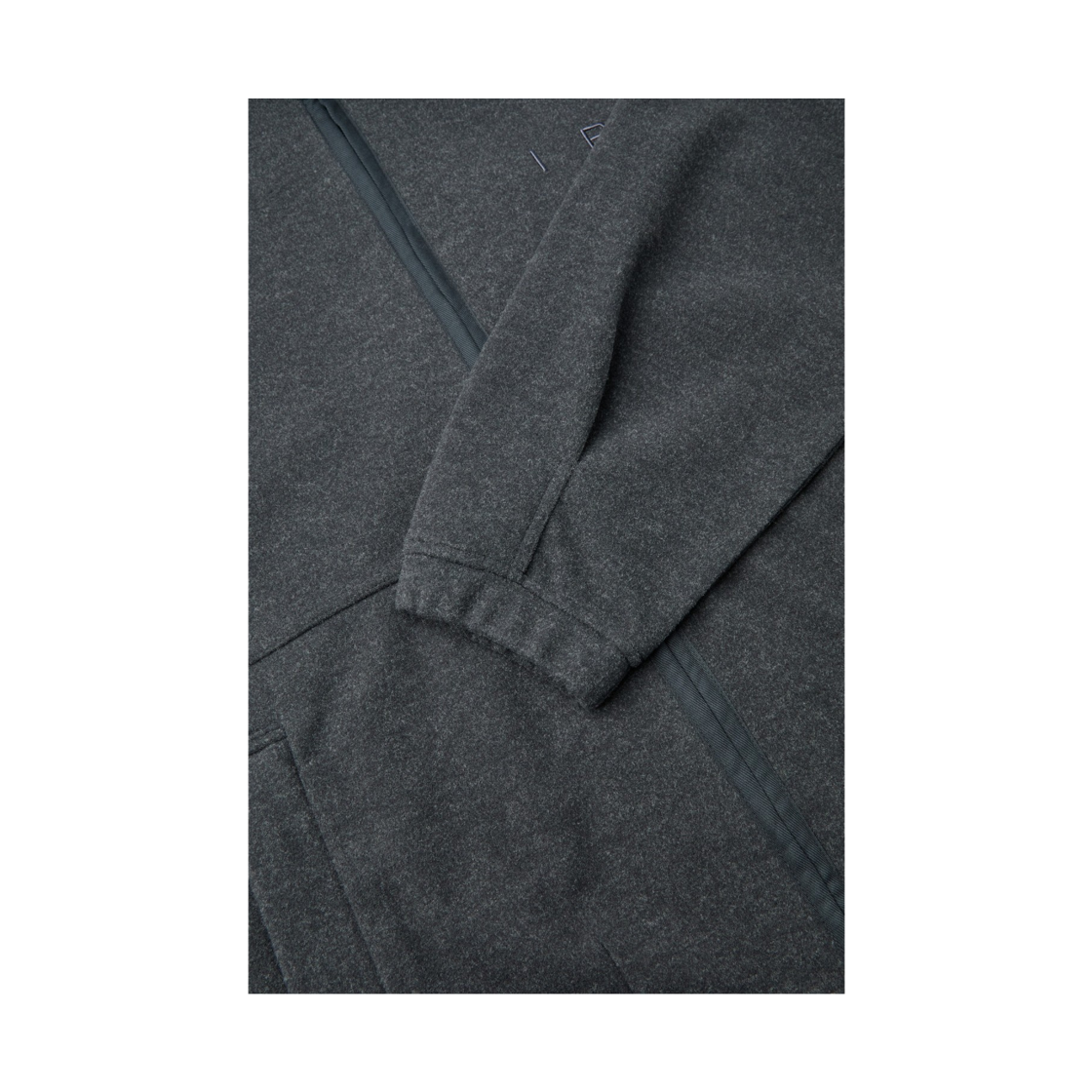 이로 르포 저지 이지 하이넥 집업 티셔츠 다크 그레이(Iro Repos Jersey Easy High-Neck Zip-Up T-Shirt Dark Gray) - 5