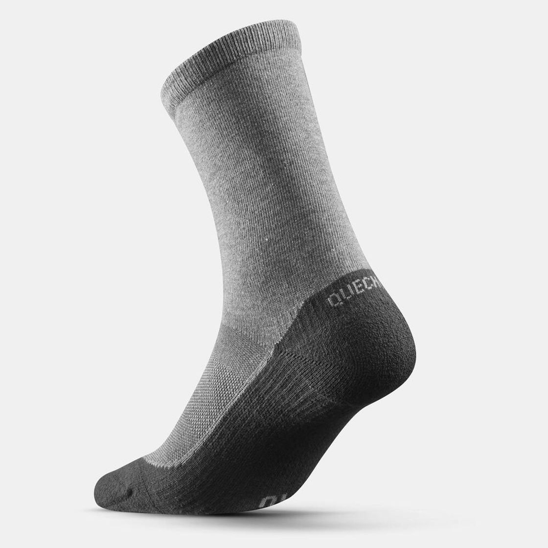 데카트론 등산 장목 양말 2켤레 하이크 50 그레이(Decathlon Hiking Long Socks 2 Pairs Hike 50 Grey) - 4