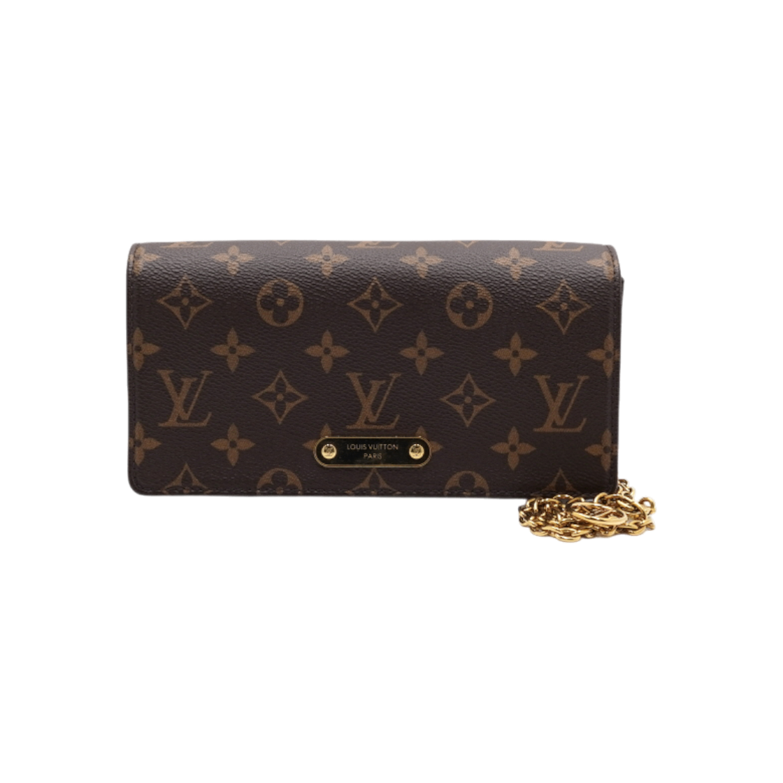 IT4DVOBNU2DR Louis Vuitton Monogram Wallet on Chain Lily Shoulder Bag