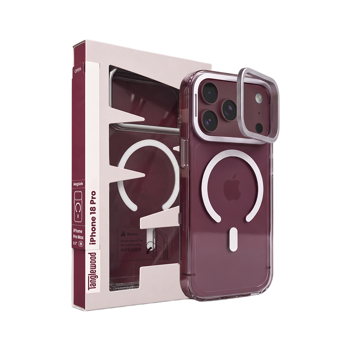 탱글우드 아이폰18 맥세이프 링스탠드 케이스(18시리즈)(Tanglewood iPhone 18 MagSafe Ring Stand Case (18 Series))
