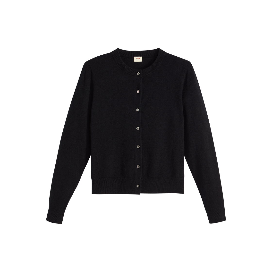 0037P-0000 Levi's Supersoft Crewneck Cardigan Black