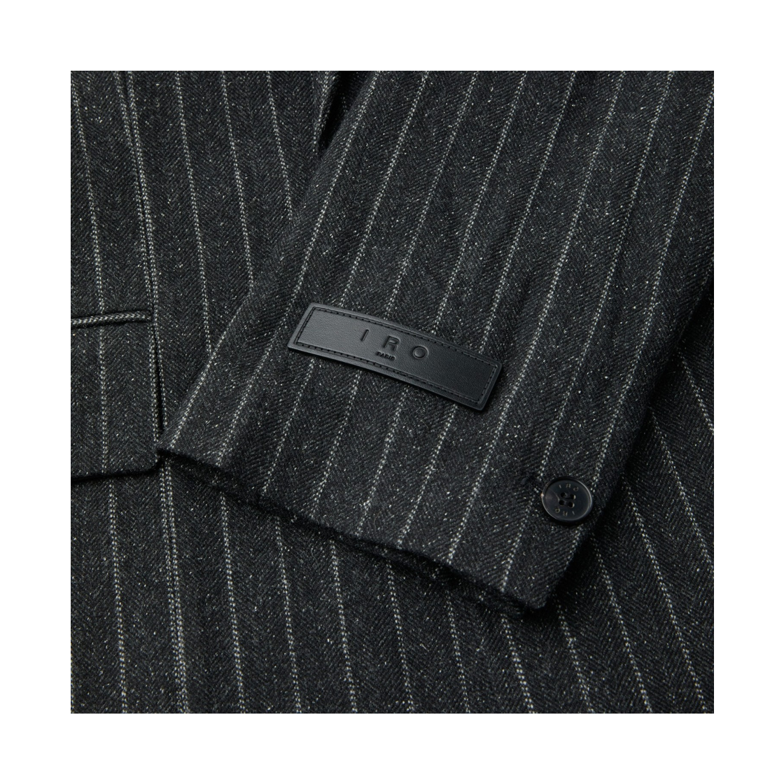 이로 아비렉스 스트라이프 테일러 자켓 다크 그레이(Iro Avierex Striped Tailored Jacket Dark Gray) - 6