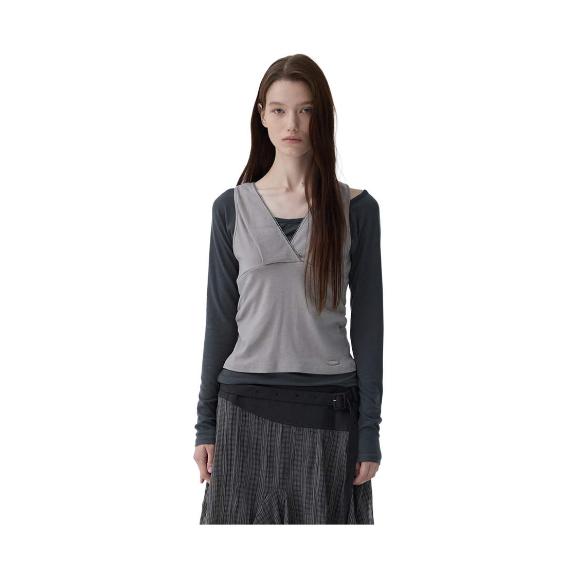 아크무어 크로스 랩 레이어드 라이트 그레이(ARCMOOR Cross Wrap Layered Light Grey) - 3