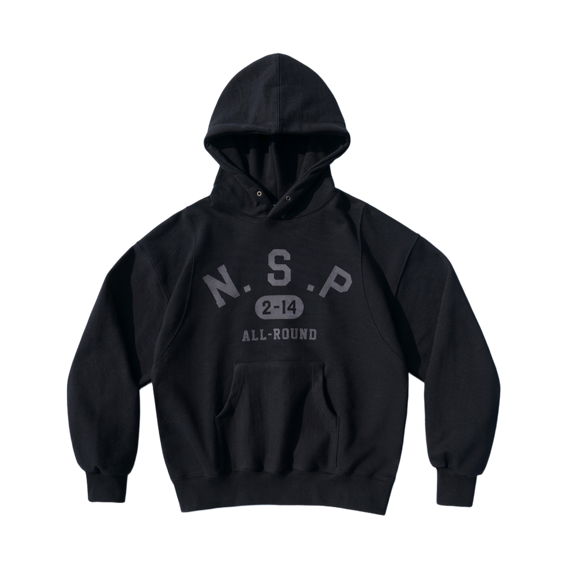 JUHD4535_Black_291 PERSTEP Newstar Heavy Weigt Hoodie Black JUHD4535