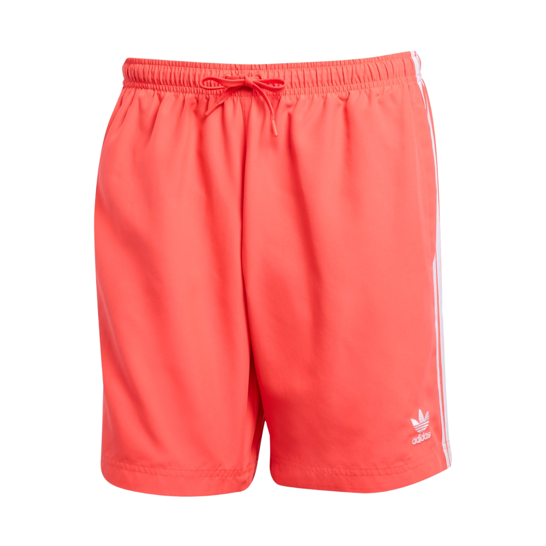 JX2690 Adidas Originals Adicolor 3-Stripes 8 Inch Swim Shorts Lucid Red - KR Sizing