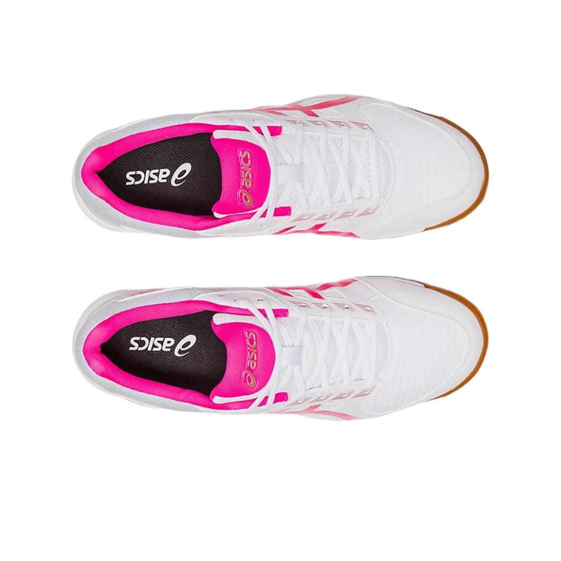 아식스 어택 하이퍼비트 4 화이트 핑크 글로 - D 스탠다드(Asics Attack Hyperbeat 4 White Pink Glo - D Standard) - 2