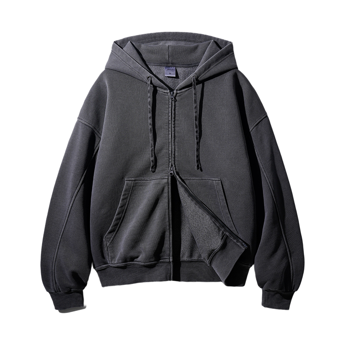 KJHD2540_charcoal_29 JEMUT Heaven Pigment Twoway Hood Zip up Charcoal KJHD2540
