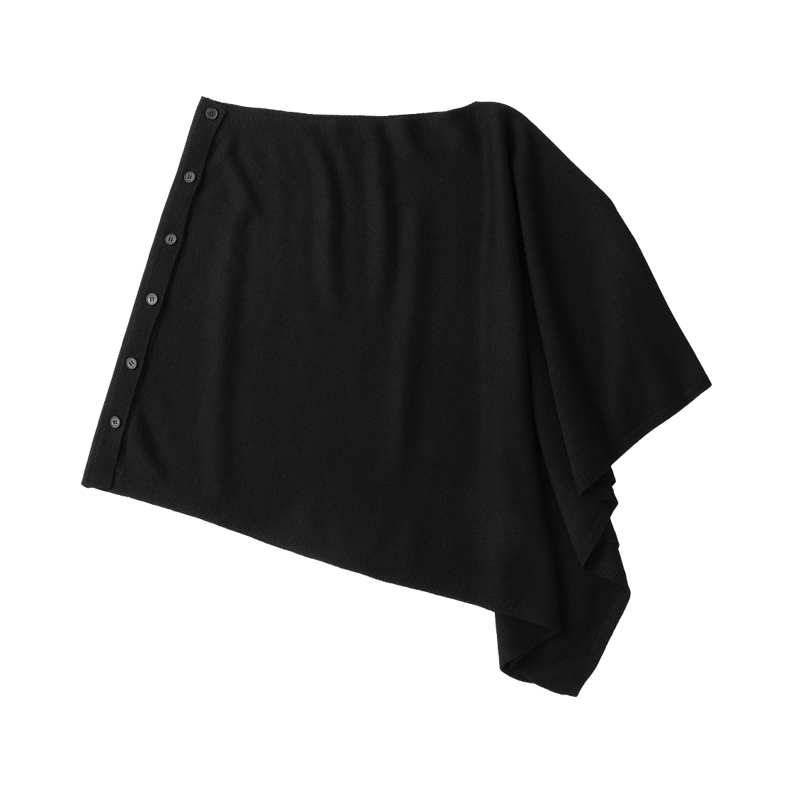 에토아 소프트 니트 케이프 블랙(aetoa Soft Knit Cape Black)